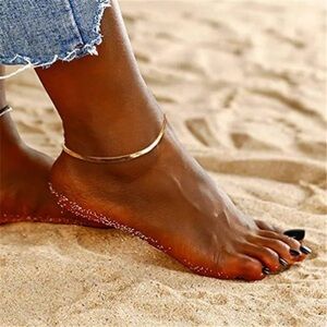 18k Gold Plated Snake Chain Anklet